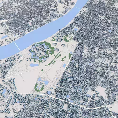 Kolkata City India 3D model