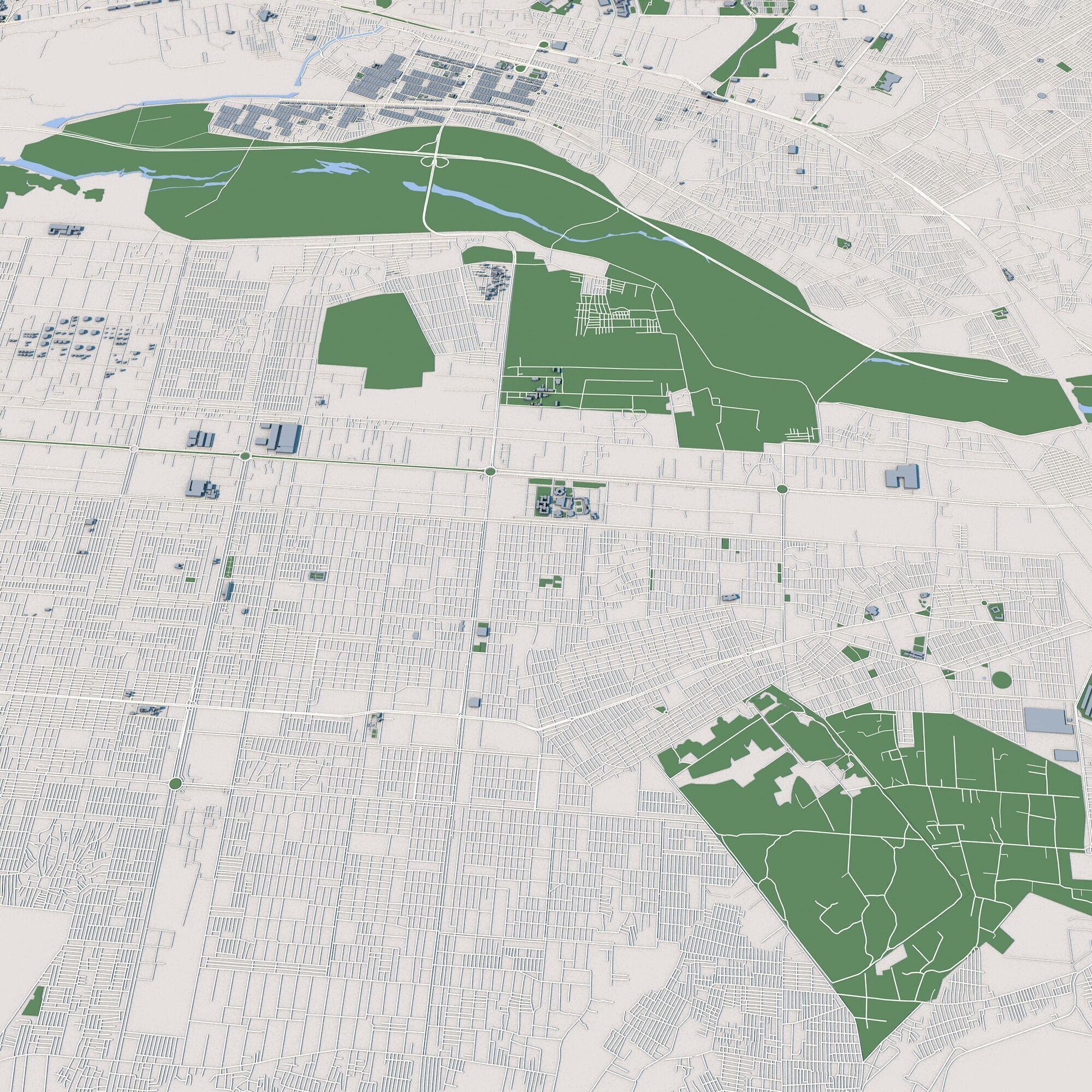 Karachi City Pakistan 3D model_5