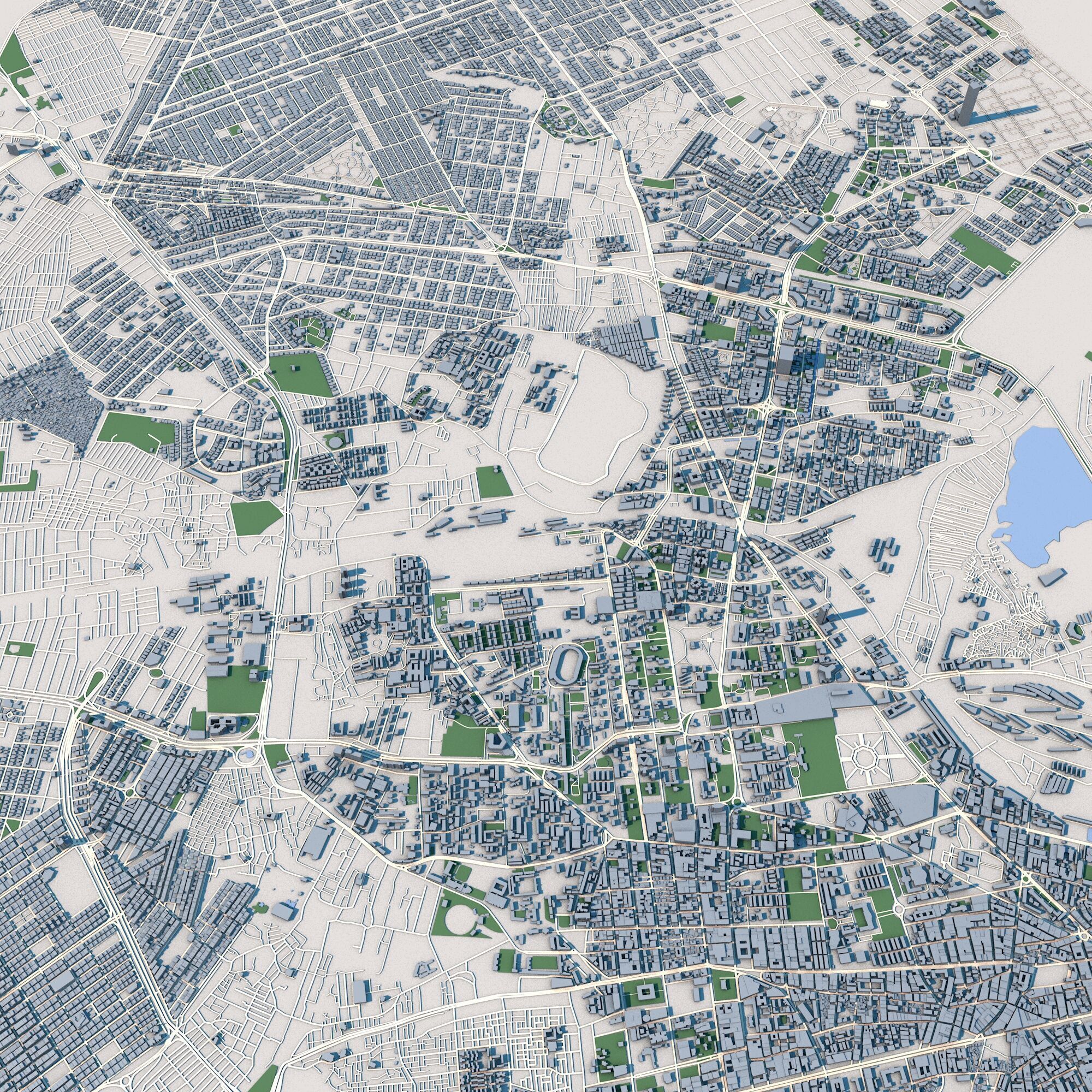 Karachi City Pakistan 3D model_7