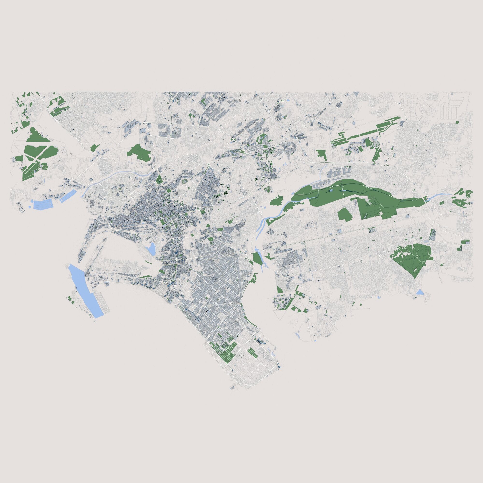 Karachi City Pakistan 3D model_2