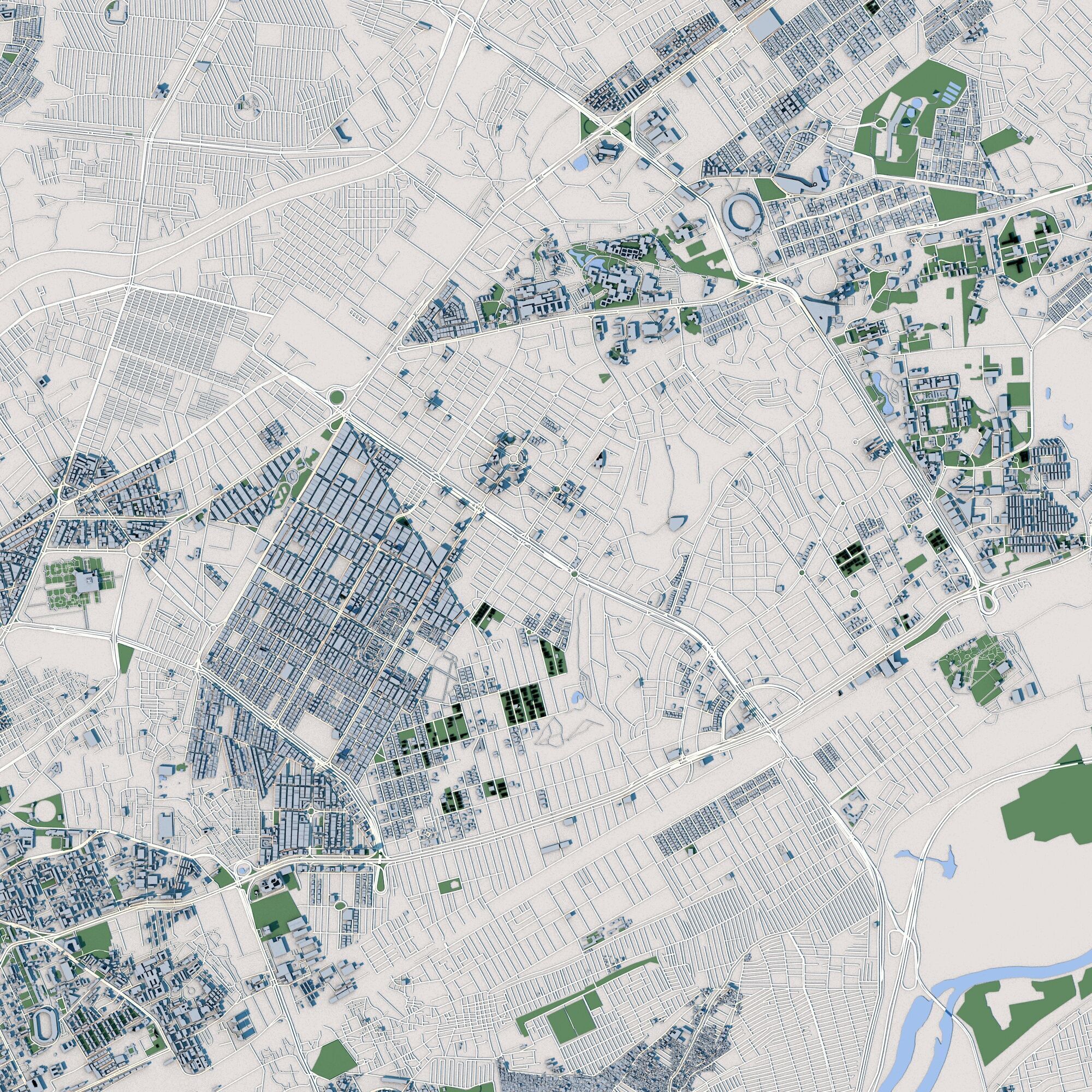 Karachi City Pakistan 3D model_3