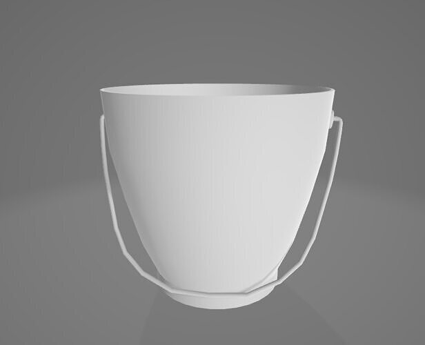 bucket Free low-poly 3D model