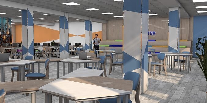 it coworking 3D model