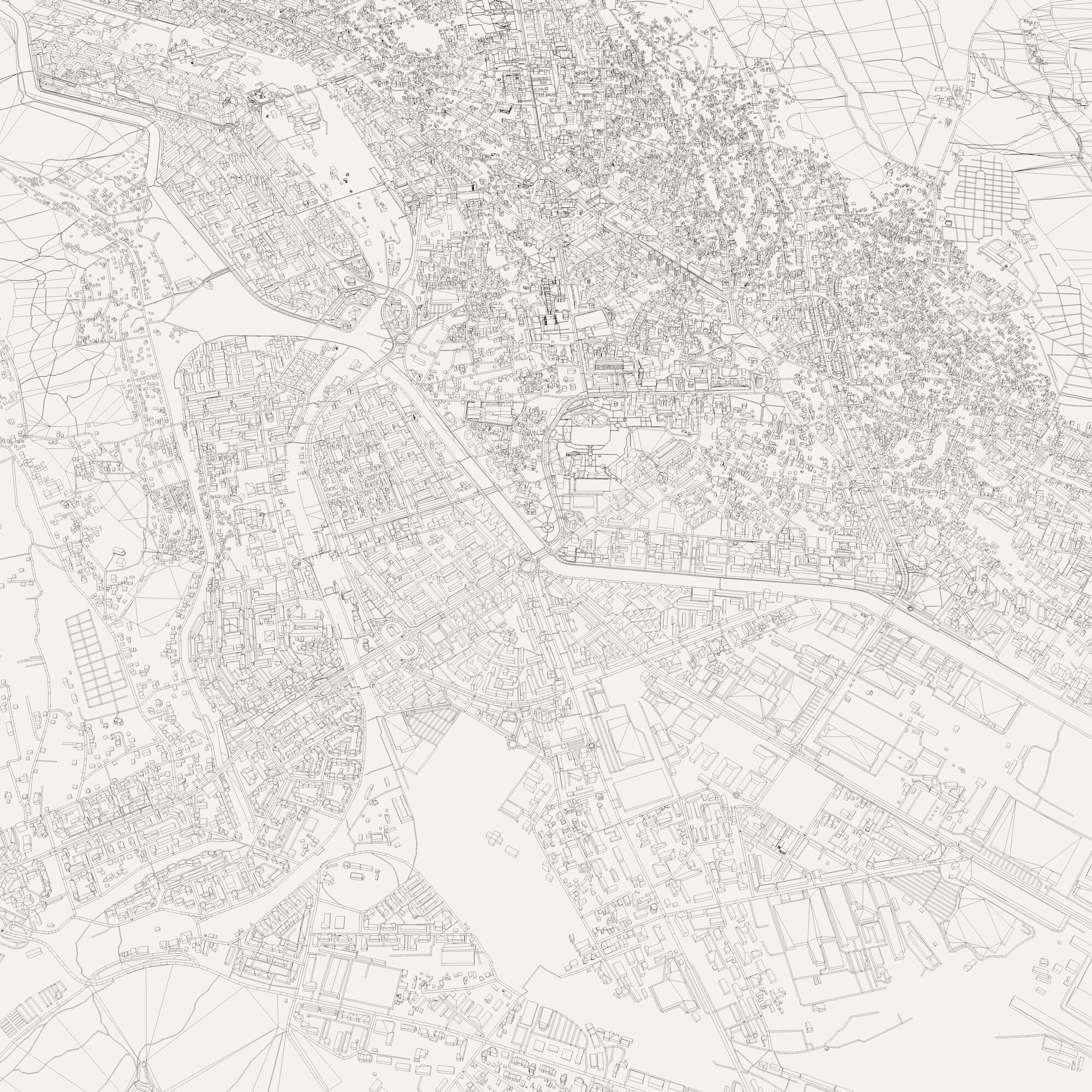 Iasi City Romania 3D model_7