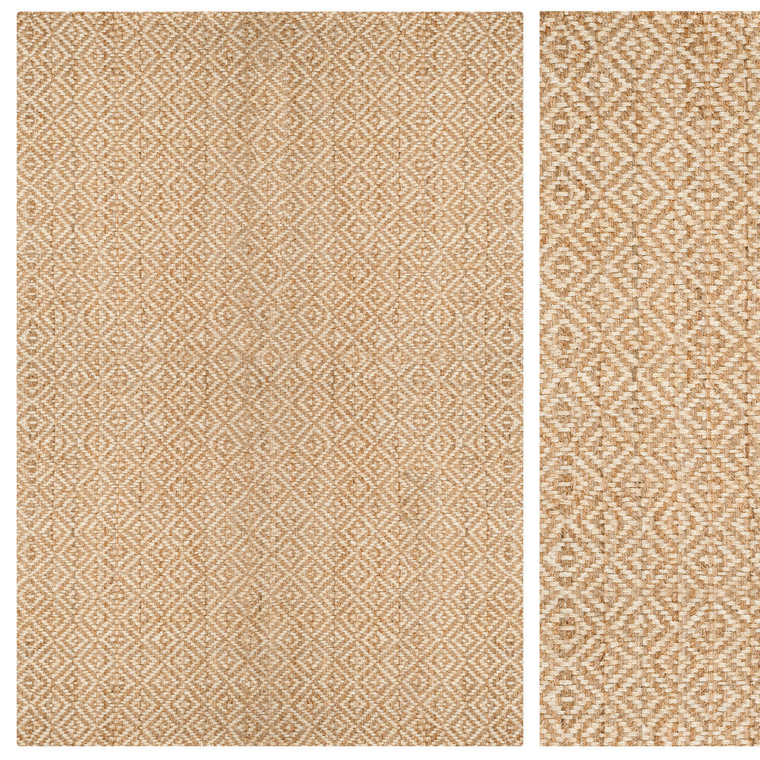 Carpet set 90 - Jute Rug- 7K 3D model_1