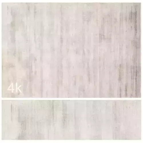 Carpet set 79 - Beige Plain Wool Rug- 4K