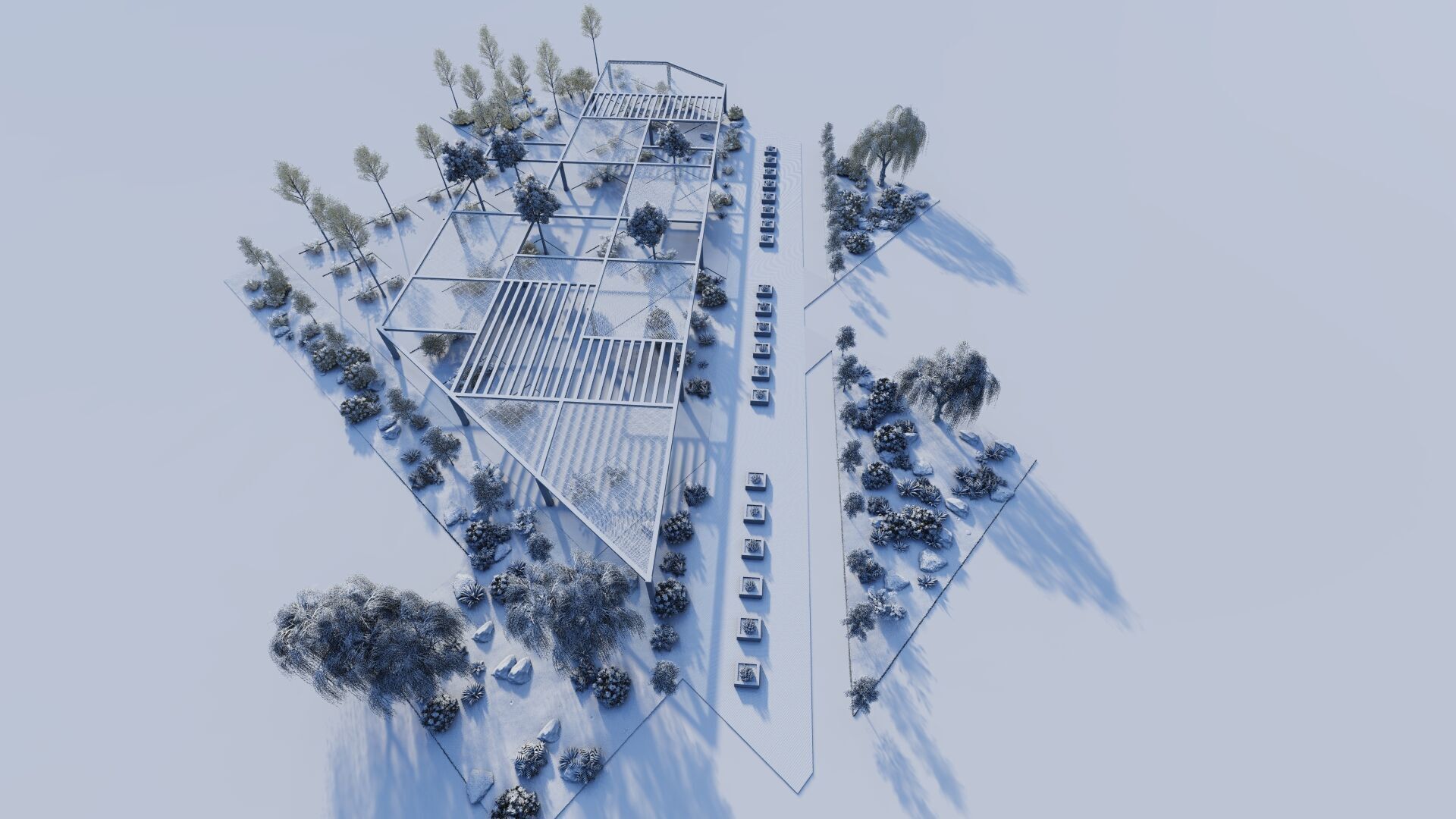 public park-Private Park Landscape 3D model_3