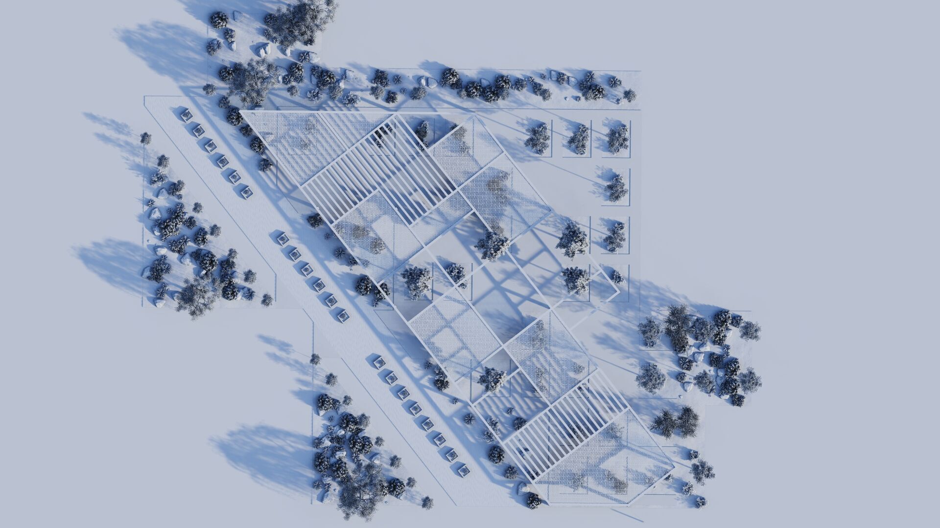 public park-Private Park Landscape 3D model_14