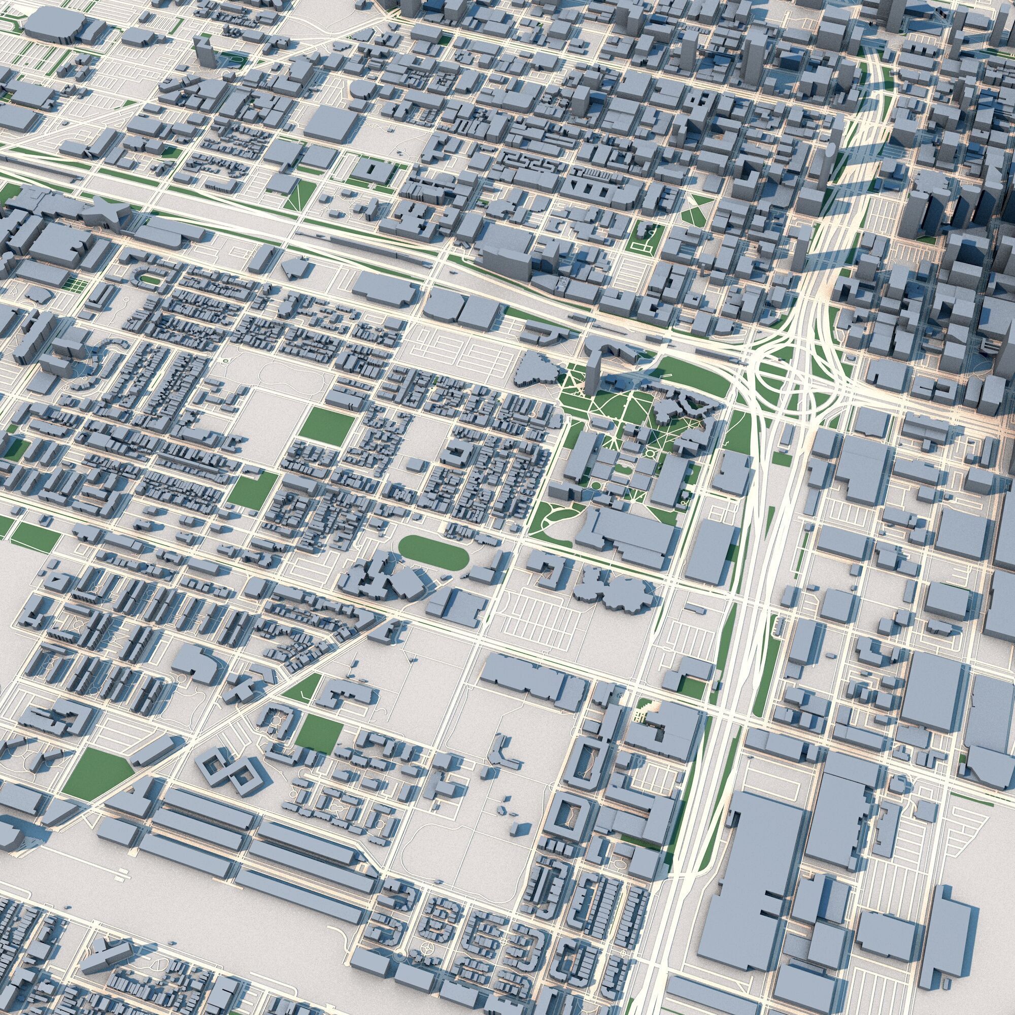 Chicago City in Illinois United States 3D model_5