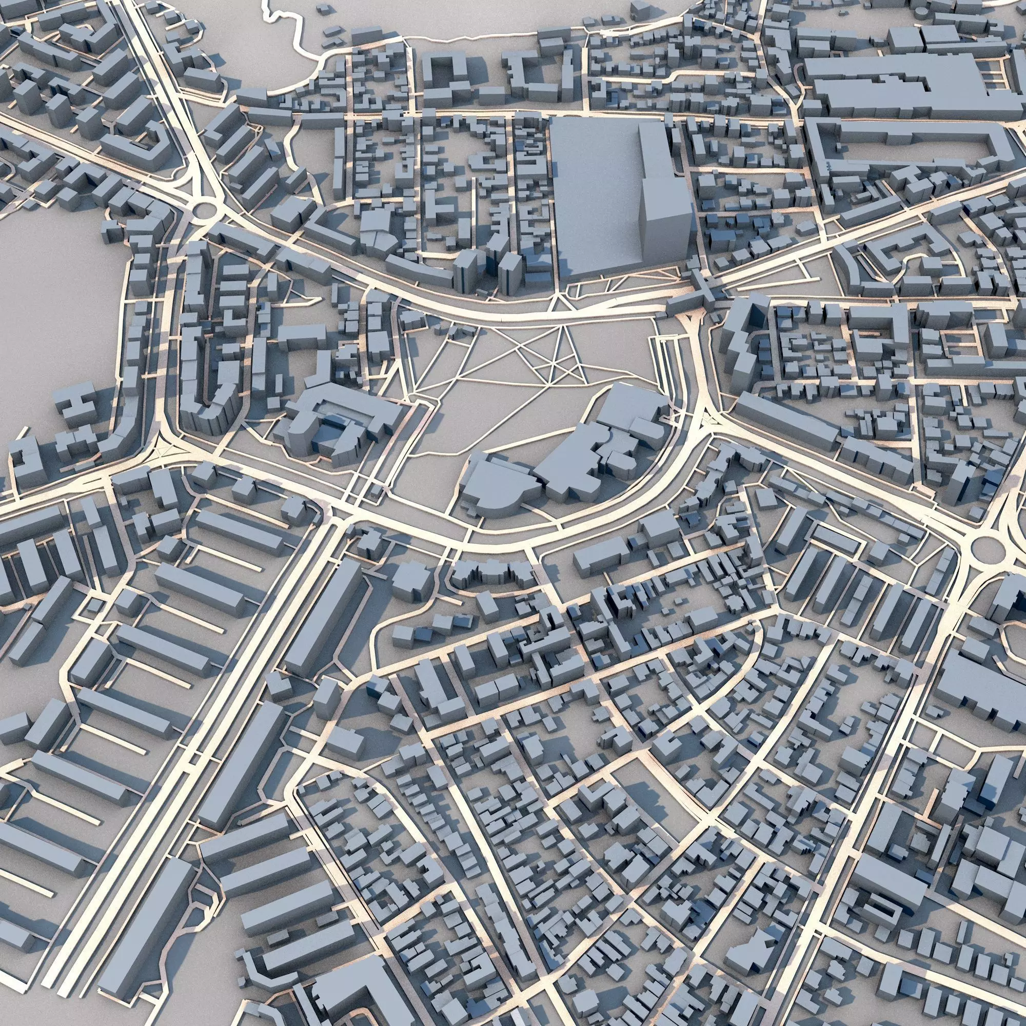 Brasov City Romania 3D model_0