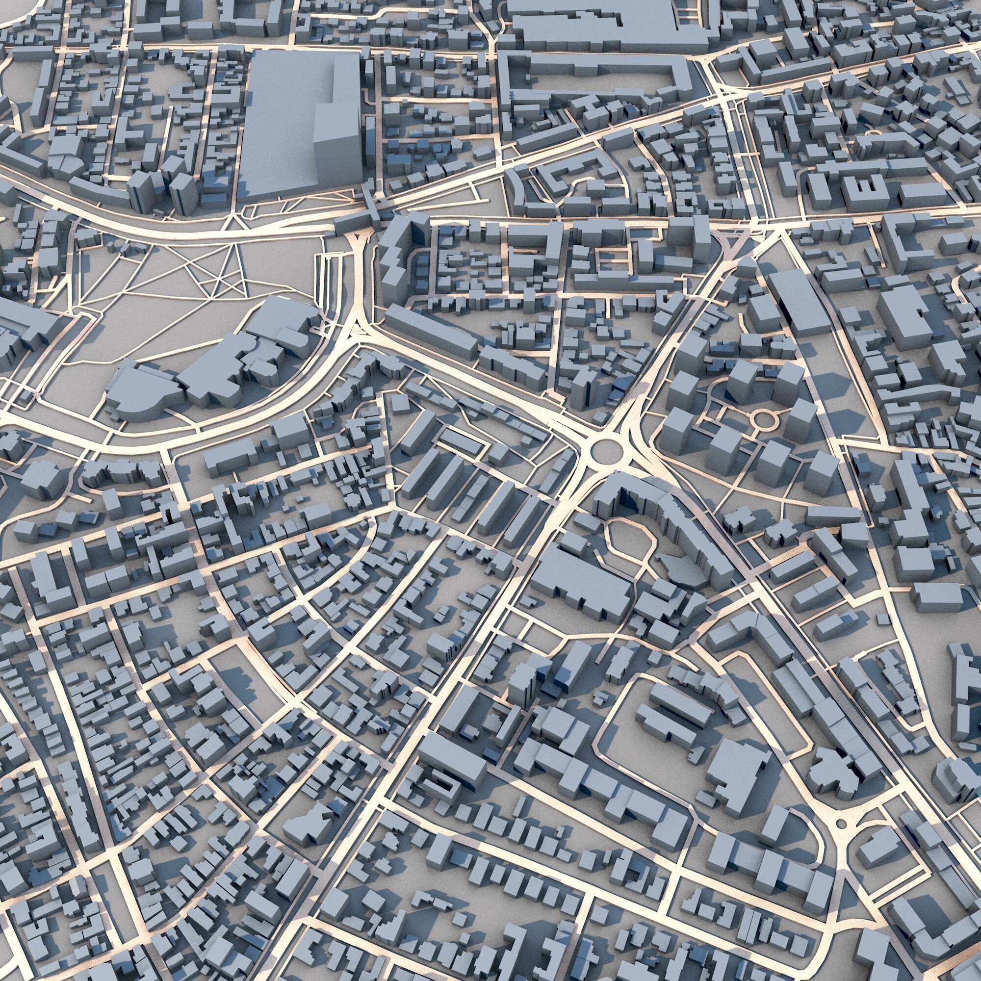 Brasov City Romania 3D model_4