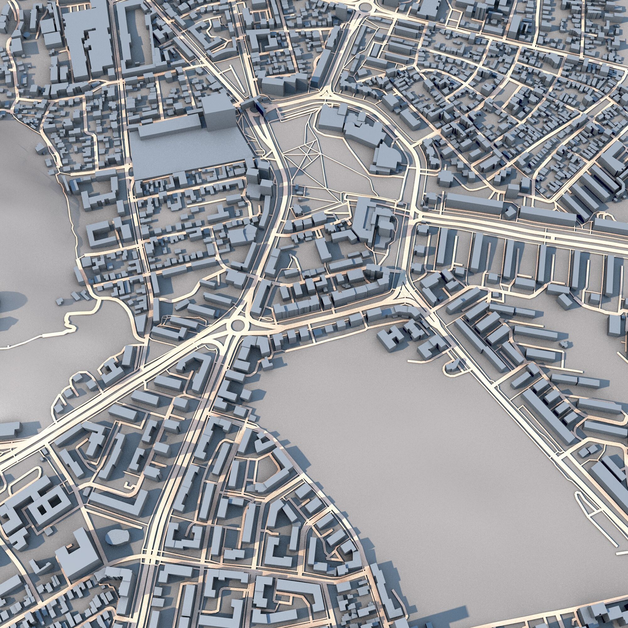 Brasov City Romania 3D model_5