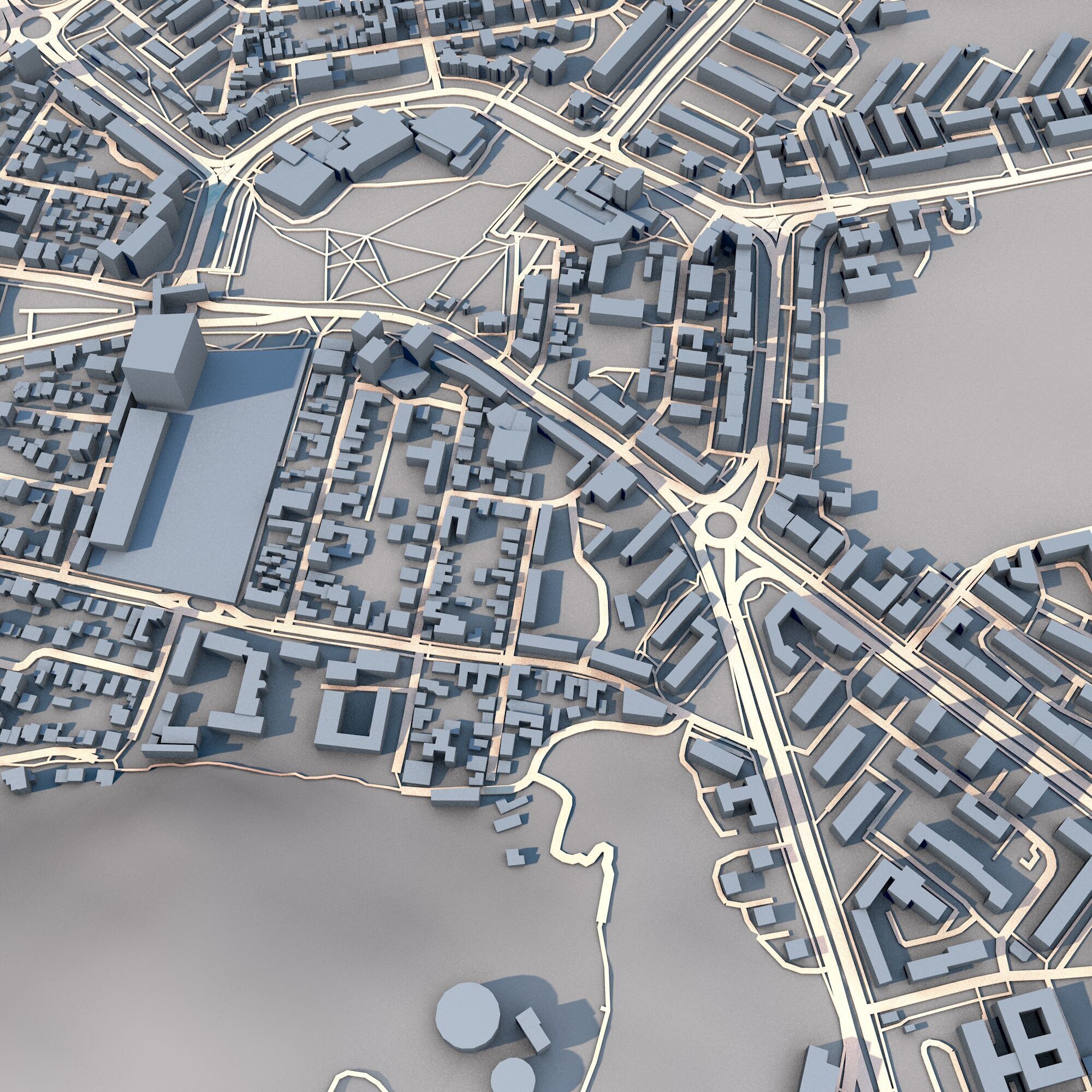 Brasov City Romania 3D model_6