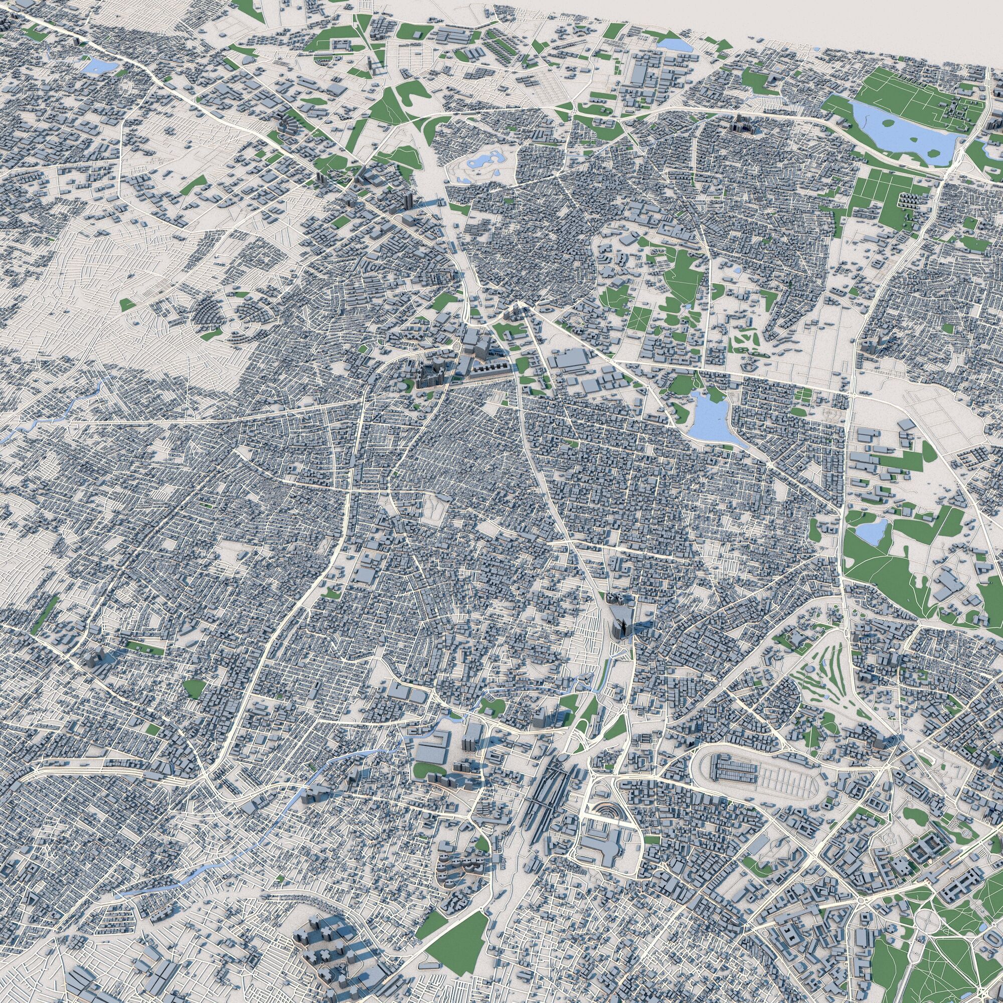 Bengaluru City India 3D model_6