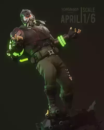 Bane Injustice 2 STL - Yongblood Sculpture