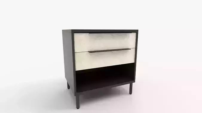 EMA BONE INLAY NIGHTSTAND