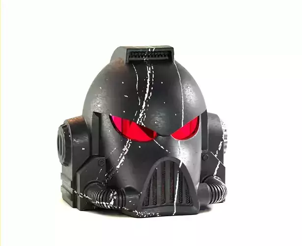 Black templar helmet