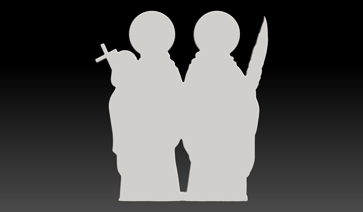 Saints Perpetua and Felicity - 250428 3D print model_5