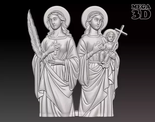 Saints Perpetua and Felicity - 250428 3D print model