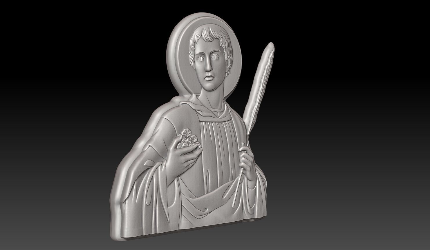 Saint Stephen the Martyr - 250428 3D print model_2