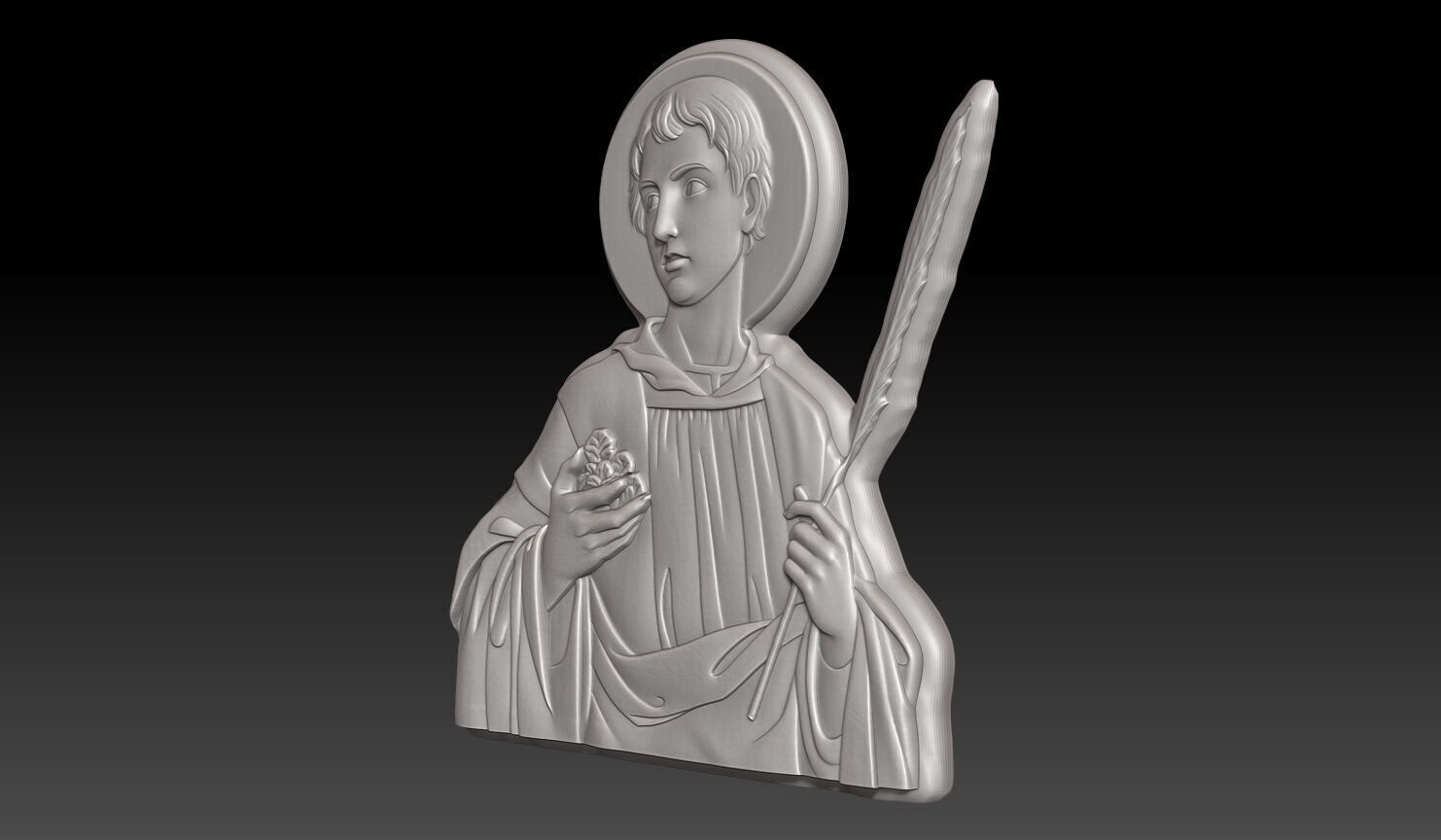 Saint Stephen the Martyr - 250428 3D print model_1