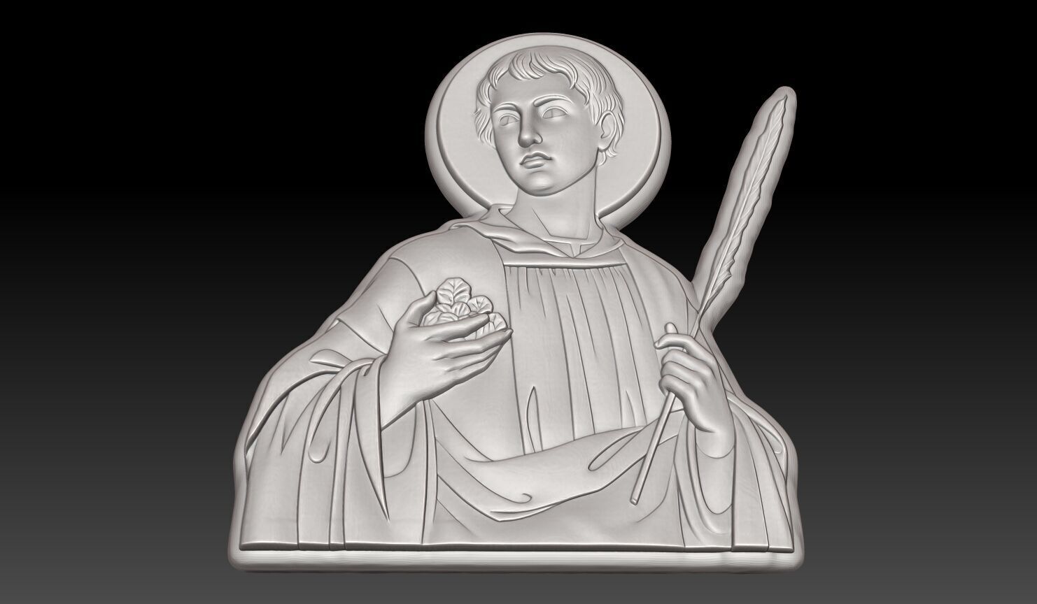 Saint Stephen the Martyr - 250428 3D print model_4