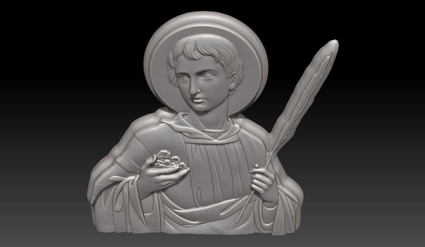 Saint Stephen the Martyr - 250428 3D print model_3