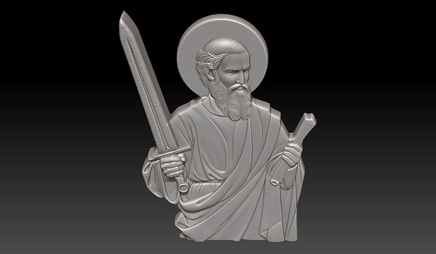 Saint Paul the Apostle - 250428 3D print model_3