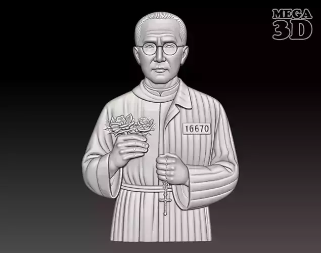 Saint Maximilian Kolbe - 250428 3D print model