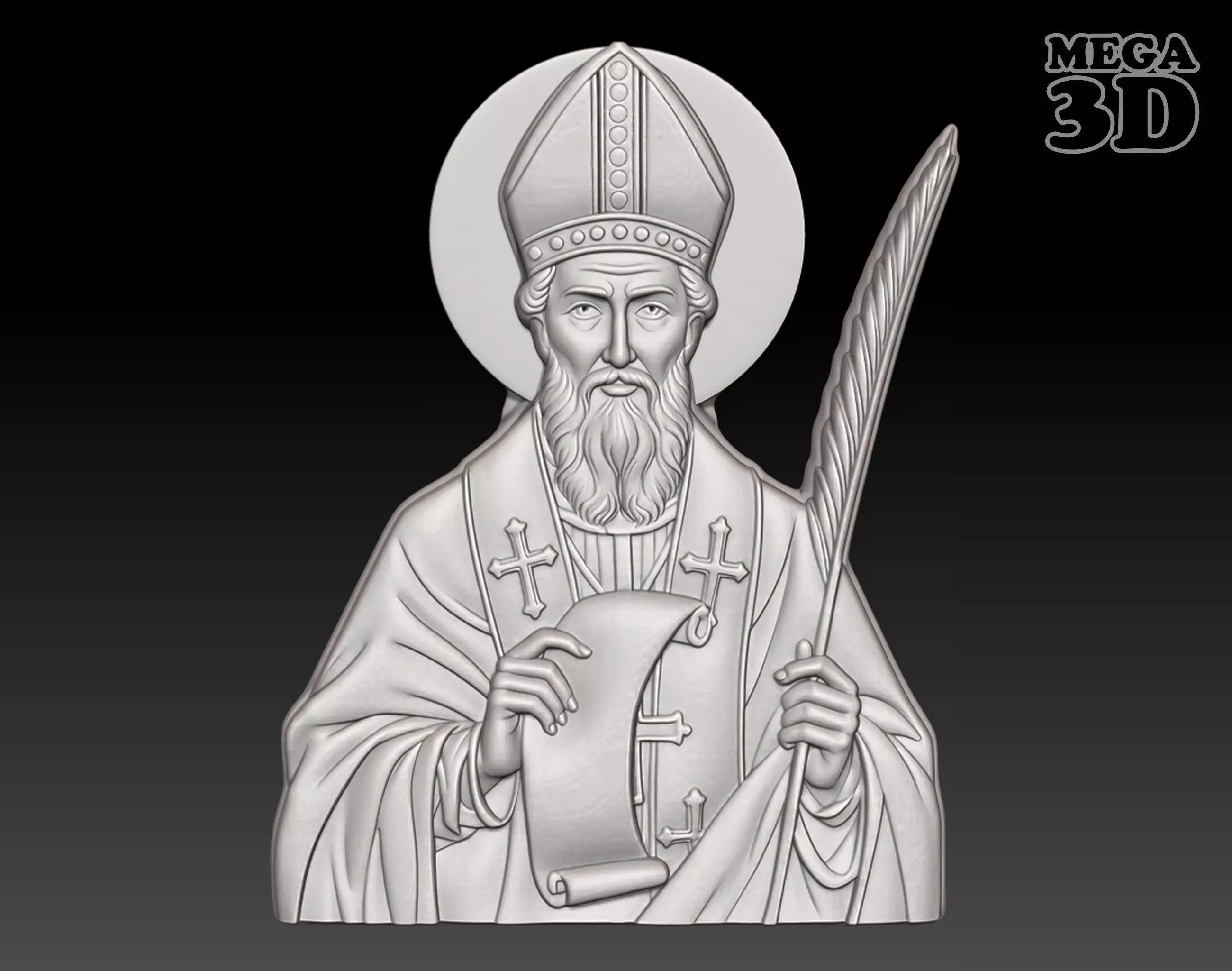 Saint Ignatius of Antioch1 - 250428 3D print model_0