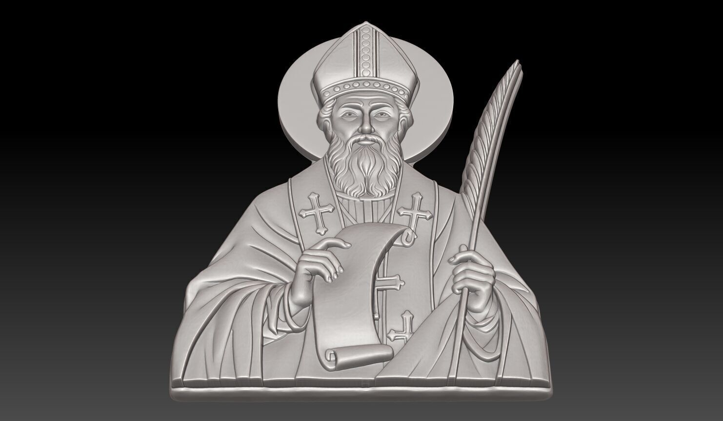 Saint Ignatius of Antioch1 - 250428 3D print model_4