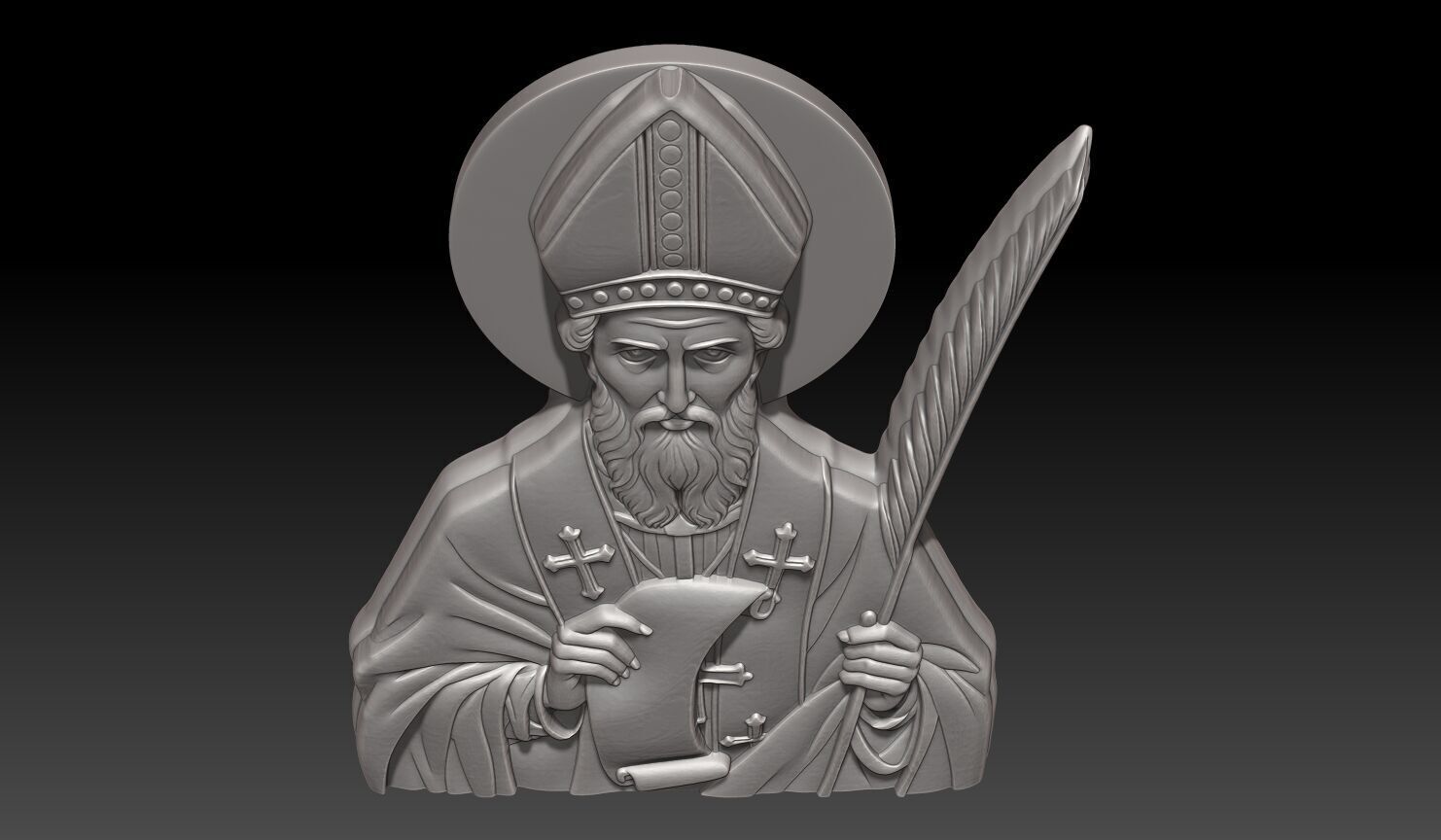 Saint Ignatius of Antioch1 - 250428 3D print model_3