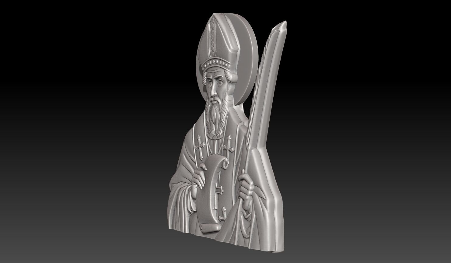 Saint Ignatius of Antioch1 - 250428 3D print model_1
