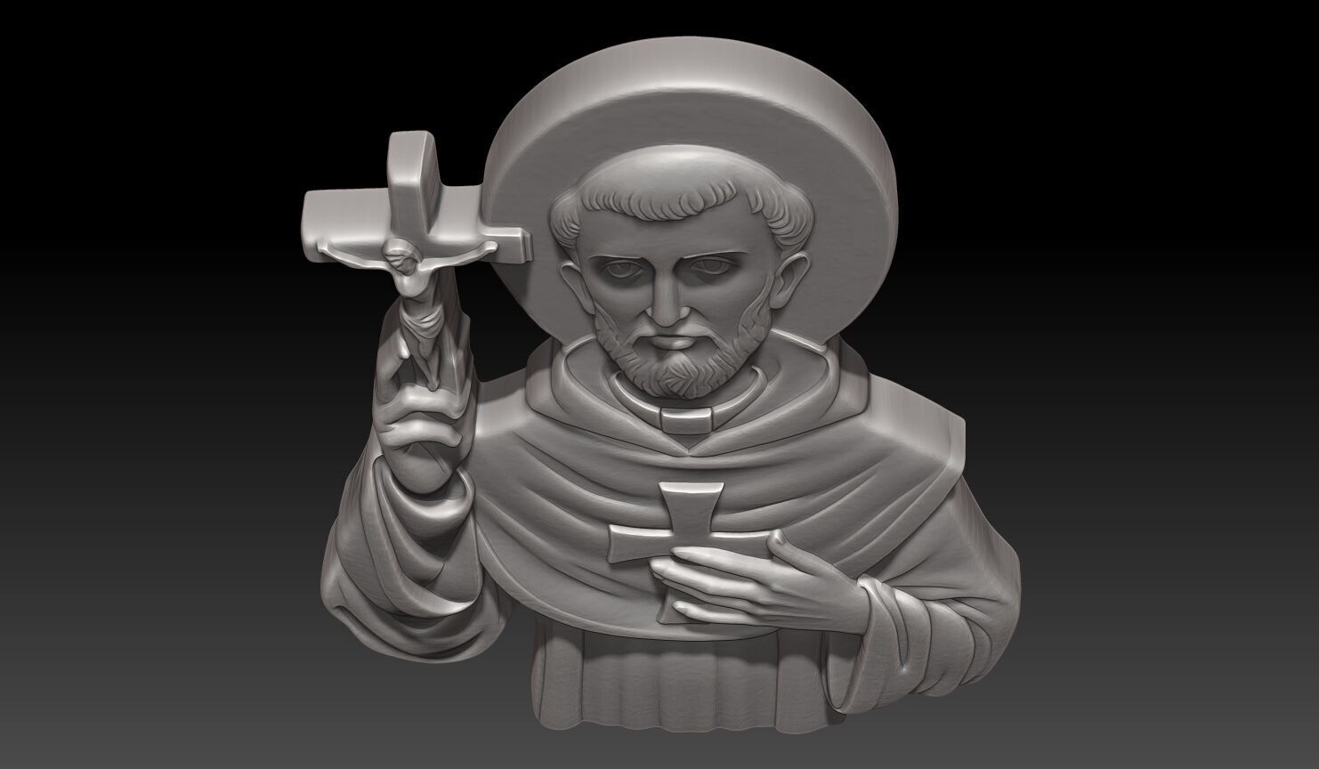Saint Francis Xavier - 250428 3D print model_3