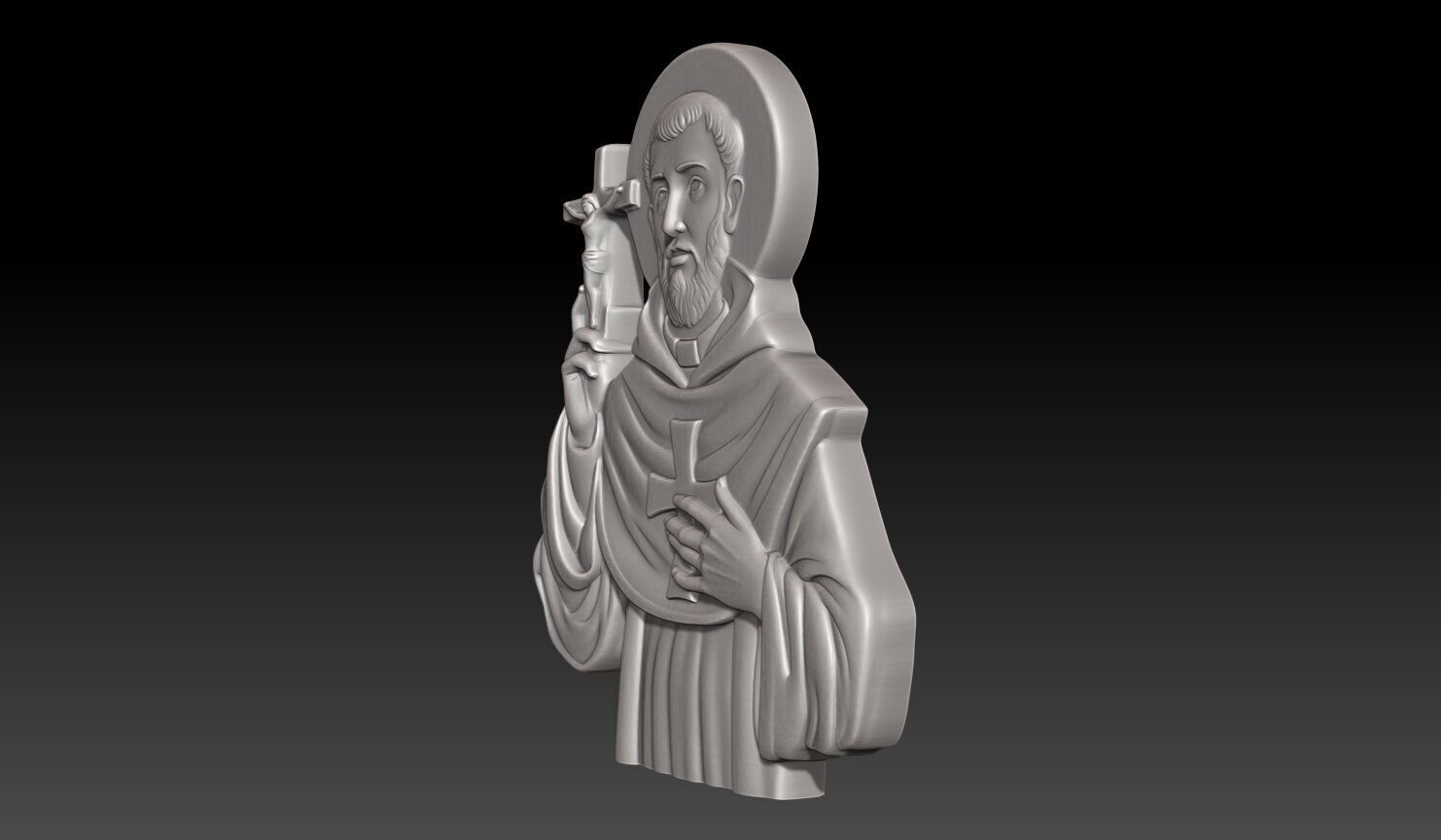 Saint Francis Xavier - 250428 3D print model_1