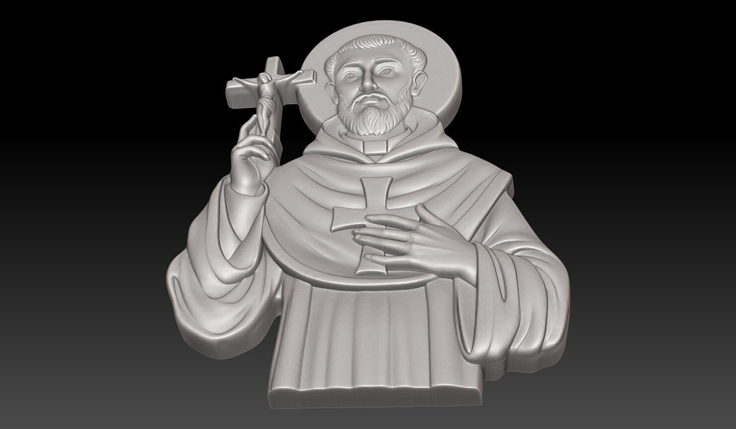 Saint Francis Xavier - 250428 3D print model_4