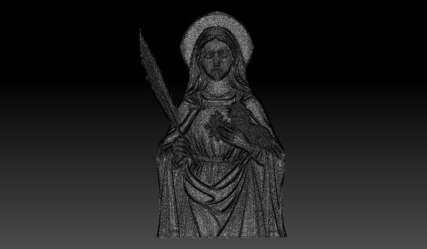 Saint Agnes of Rome - 250428 3D print model_6