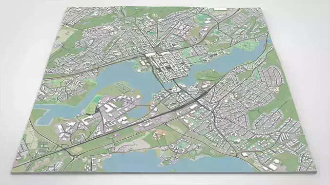 Cityscape Hameenlinna Finland