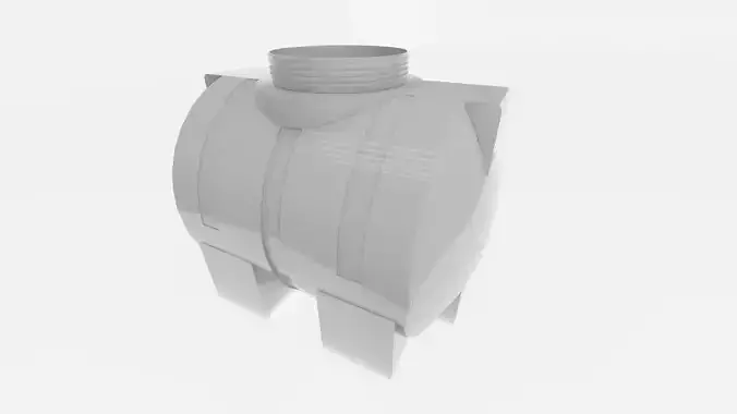 Free 3D Polyethylene water Tank in Multiple Formats