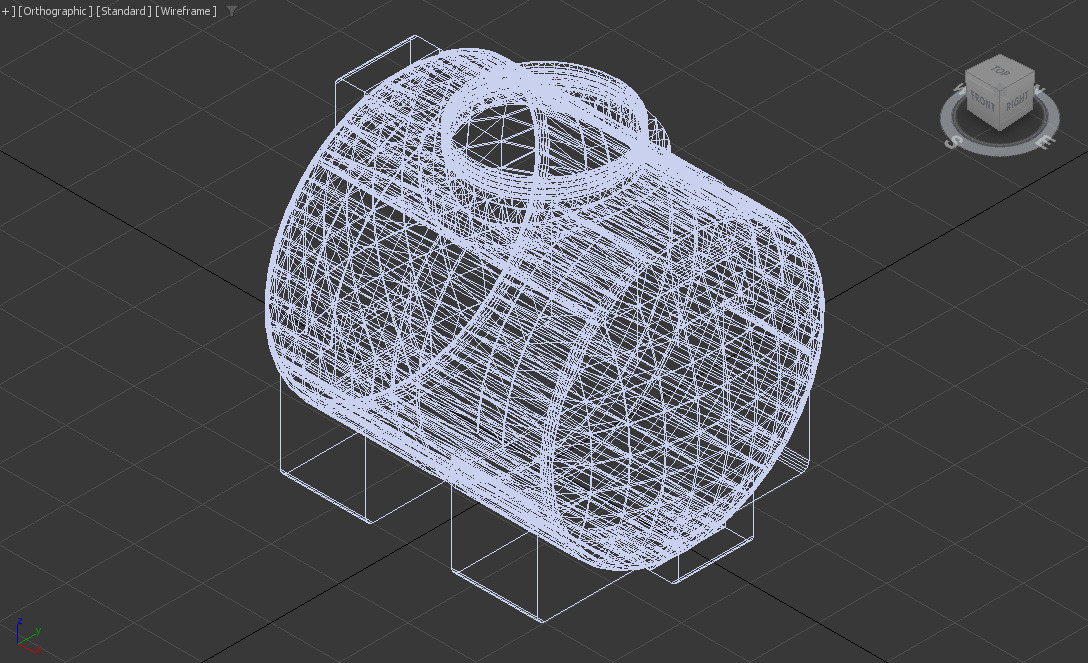 Free 3D Polyethylene water Tank in Multiple Formats Free 3D model_4