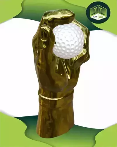 3D Golf Decorative Piece - Perfect for Fans and Collectors Free 3D print model