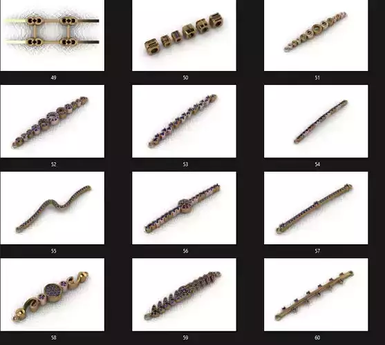 bracelet models    print ready