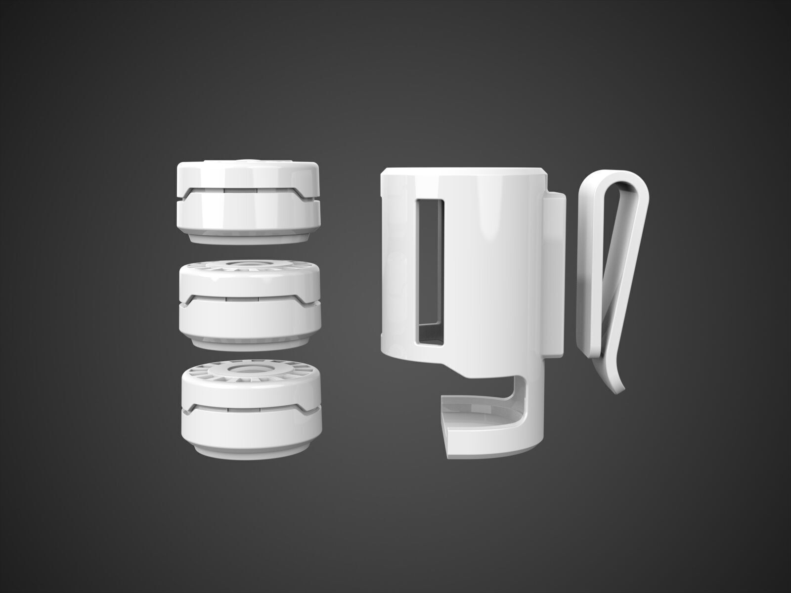 The Batman 2022 Sticky Mine Bomb Belt Set - Costume Cosplay 3D print model_2