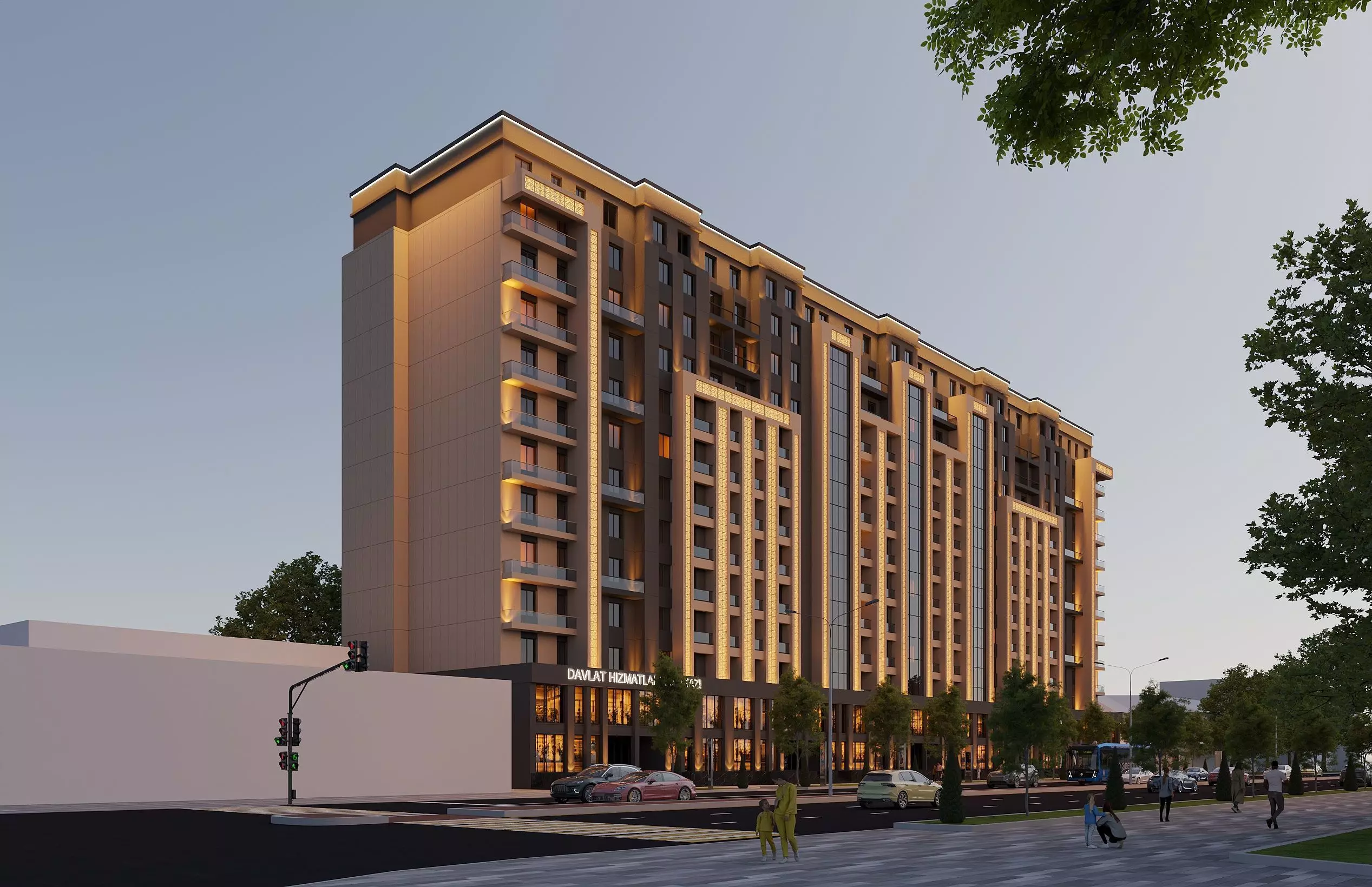 Residential 2 3D model_0