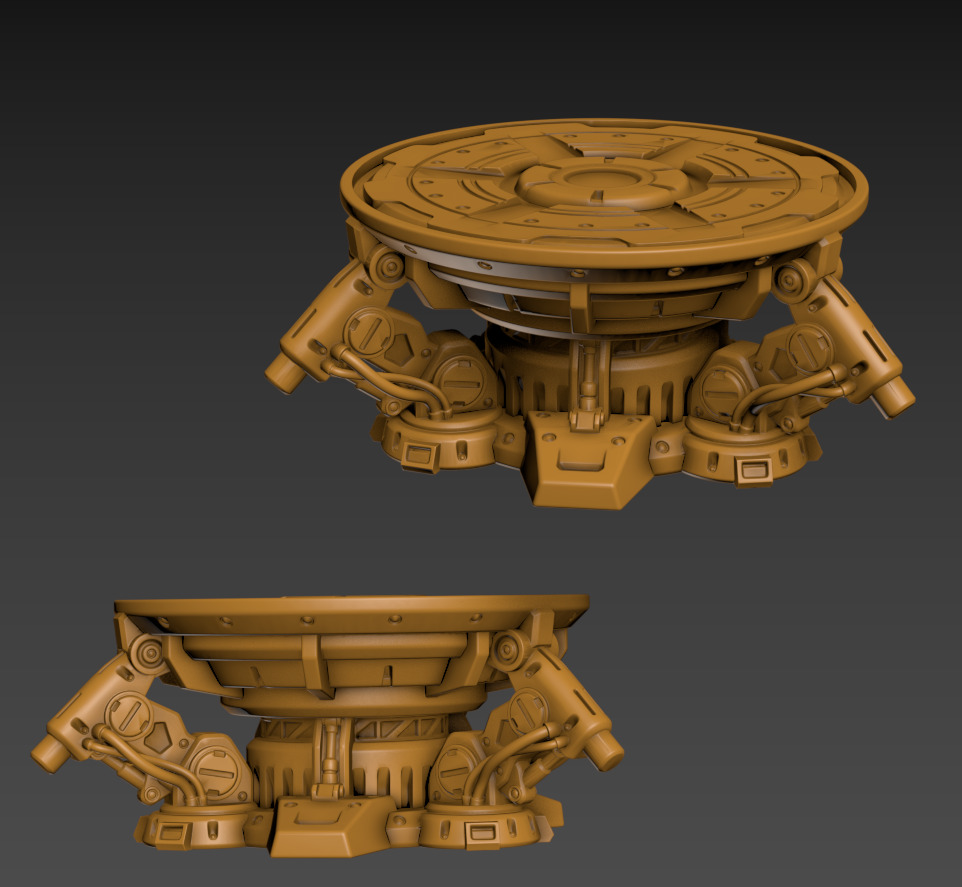 Robot Suit Type 303 Poseable Set 100mm 3D print model_11