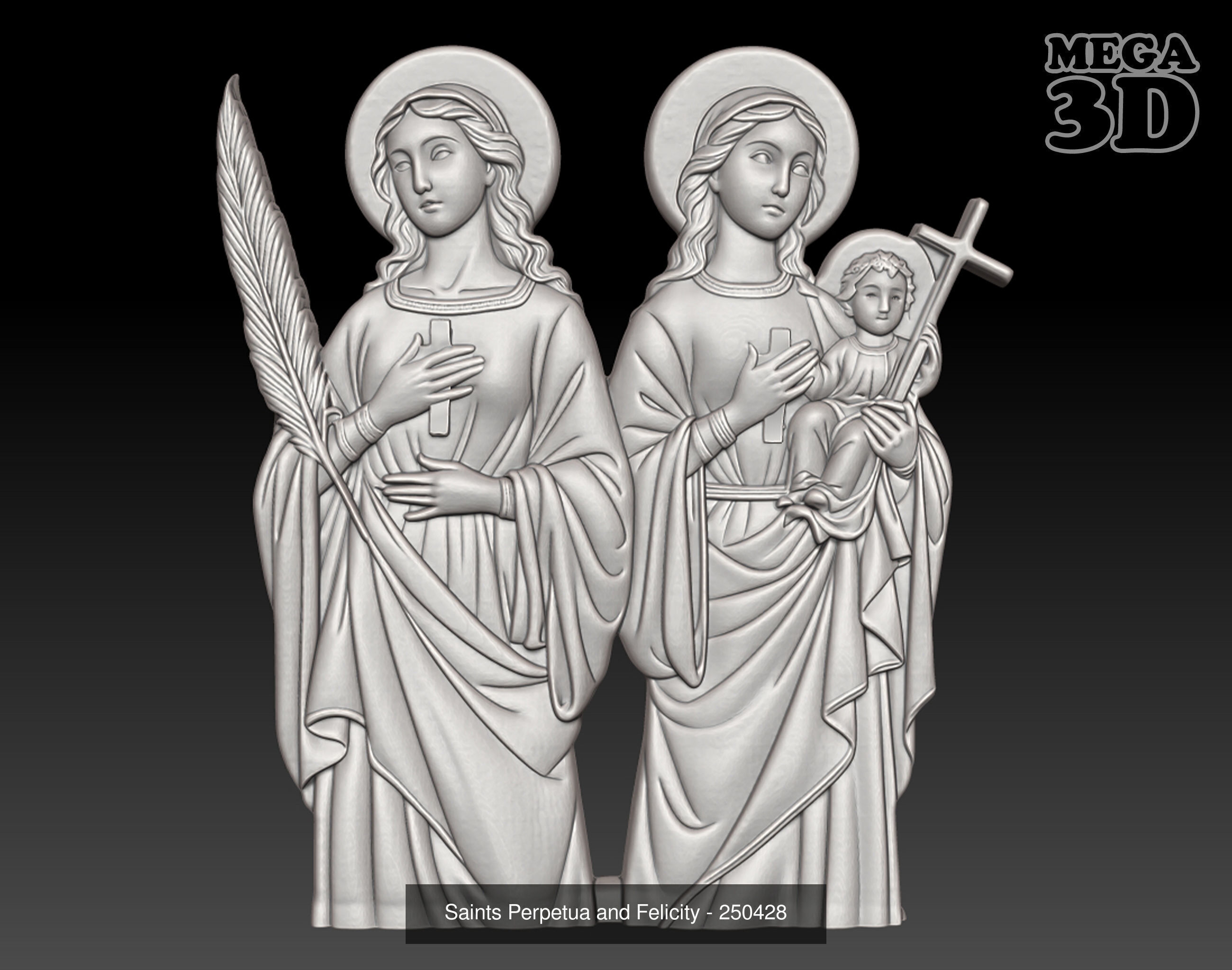 Martyr Saints -250428 3D Model Collection_8