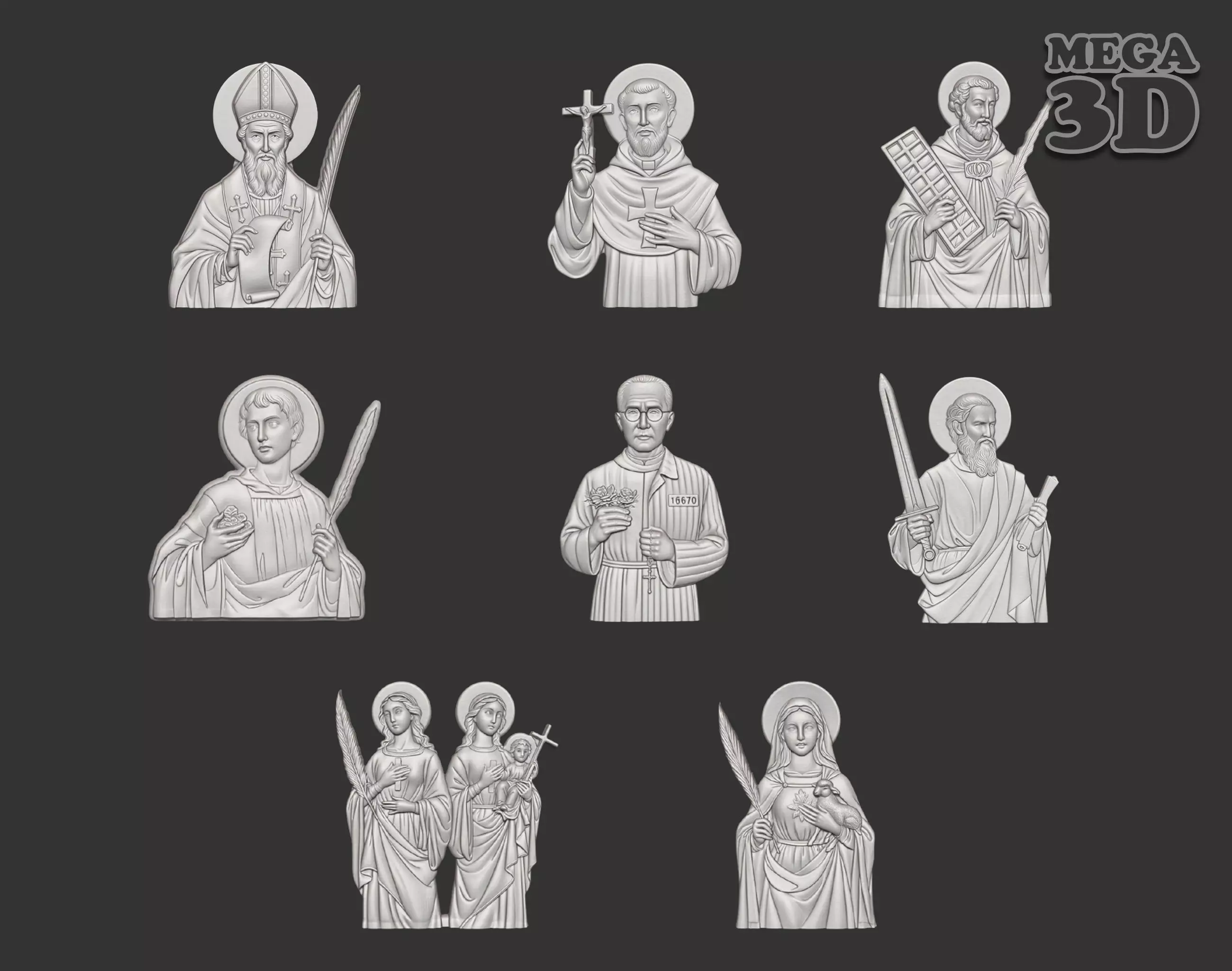 Martyr Saints -250428 3D Model Collection_0