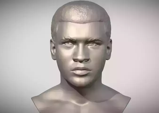 Muhammad Ali bust 3D print model
