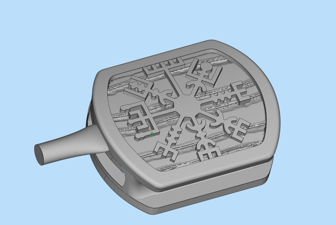 Rune Bracelet Parts 3D print model_3