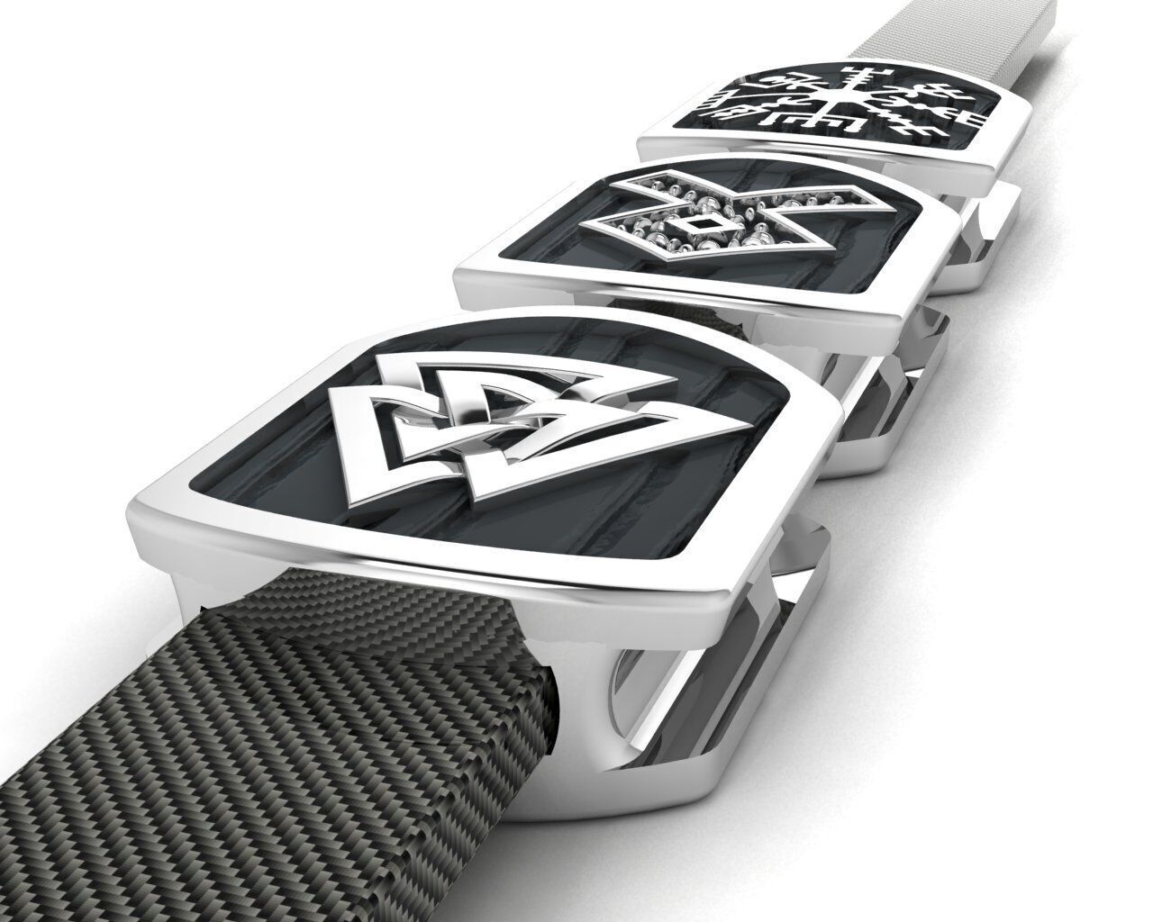 Rune Bracelet Parts 3D print model_2